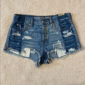American Eagle Vintage High Rise Festival Shorts
